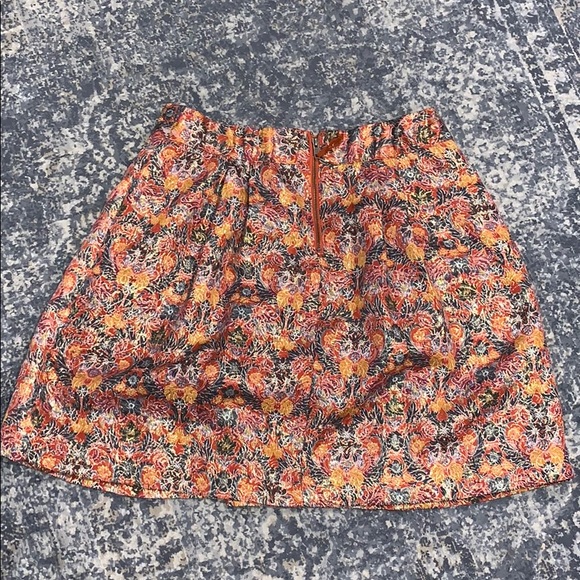 Maeve Floral Foil Skirt - Picture 4 of 6